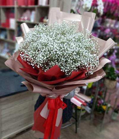 Букет цветов из: Гипсофила в Орево