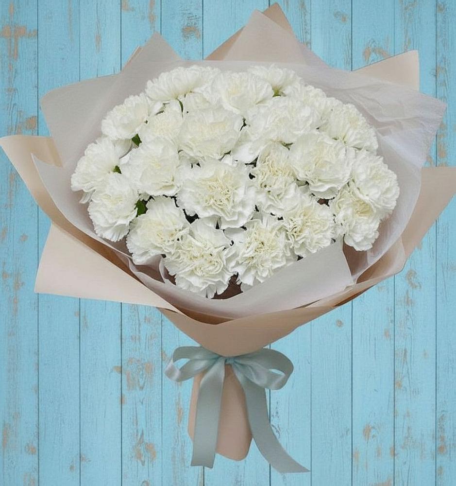 Букет цветов из: Гвоздики в Орево