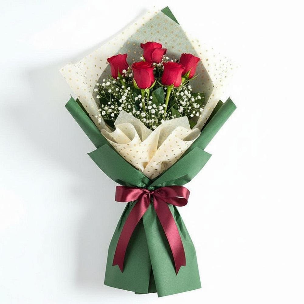 Букет цветов из: Розы в Орево