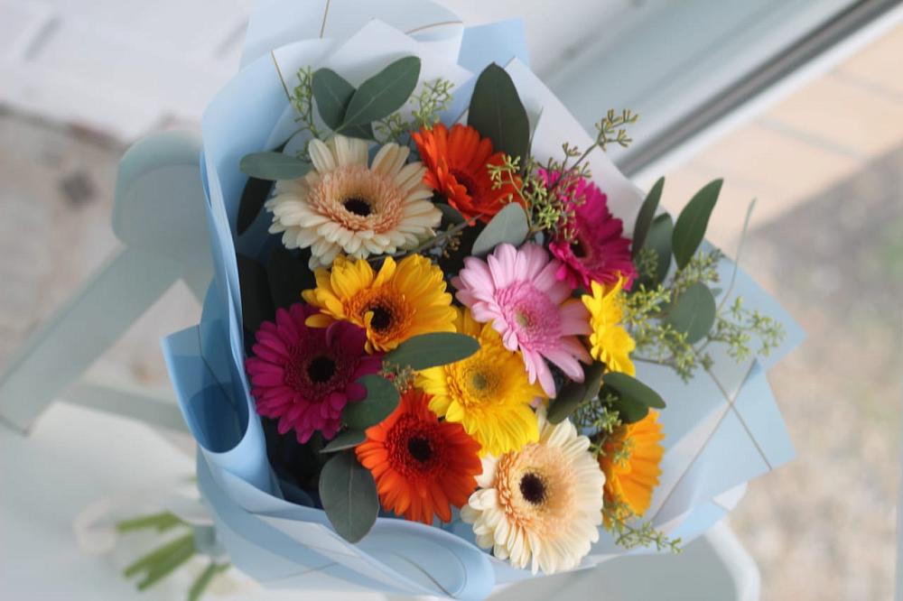 Букет цветов из: Герберы в Орево