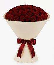 Букет 101 Бордовая роза Блэк Бакарра в Орево