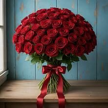 Букет Красные розы Блэк Меджик в Орево
