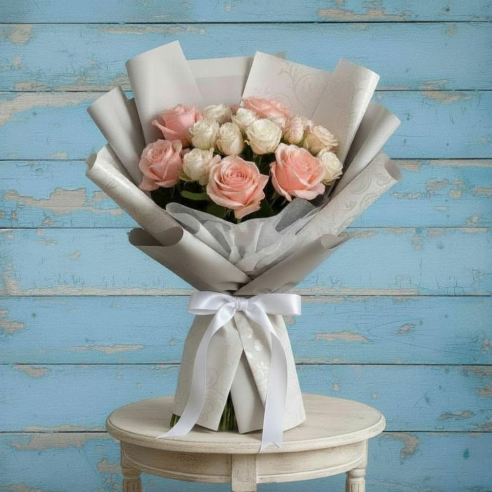 Букет цветов из: Розы в Орево