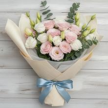 Букет цветов из:  Лизиантусы #REPLACE_PRED# Орево