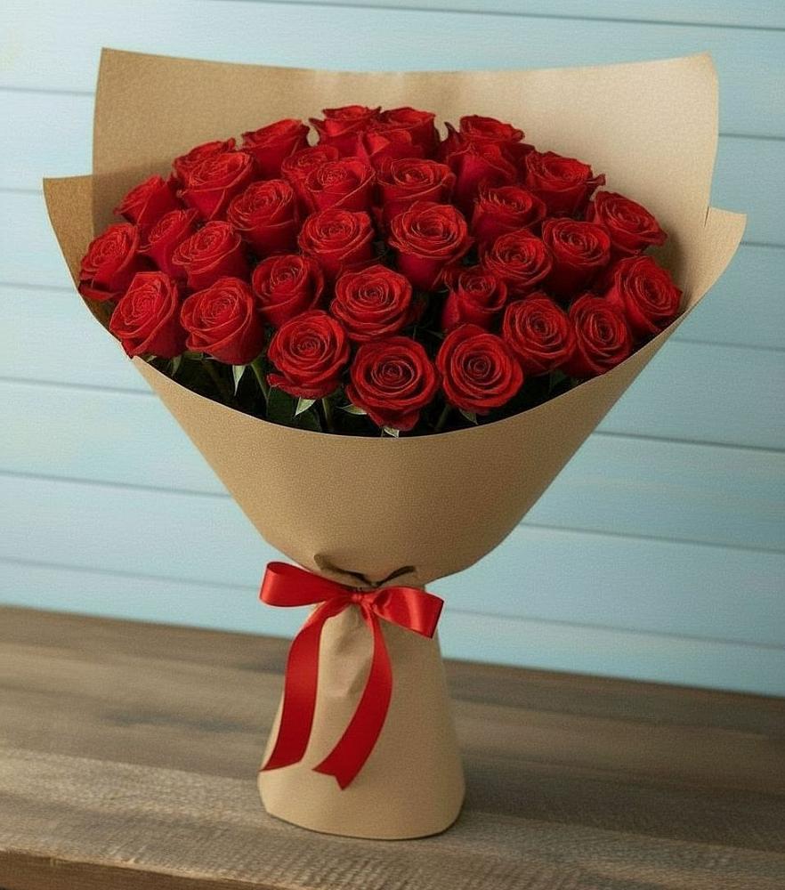 Букет Красные розы Милано в Орево