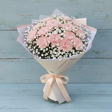 Букет цветов из:  Гвоздики в Орево