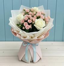 Букет цветов из:  Розы в Орево