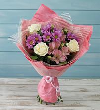 Букет цветов из:  Герберы в Орево