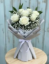 Букет цветов из:  Розы в Орево