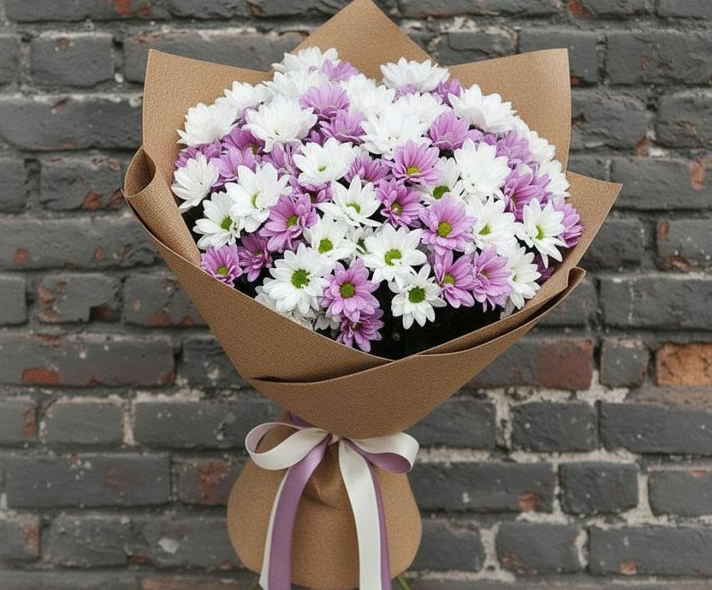 Букет цветов из: Хризантемы в Орево