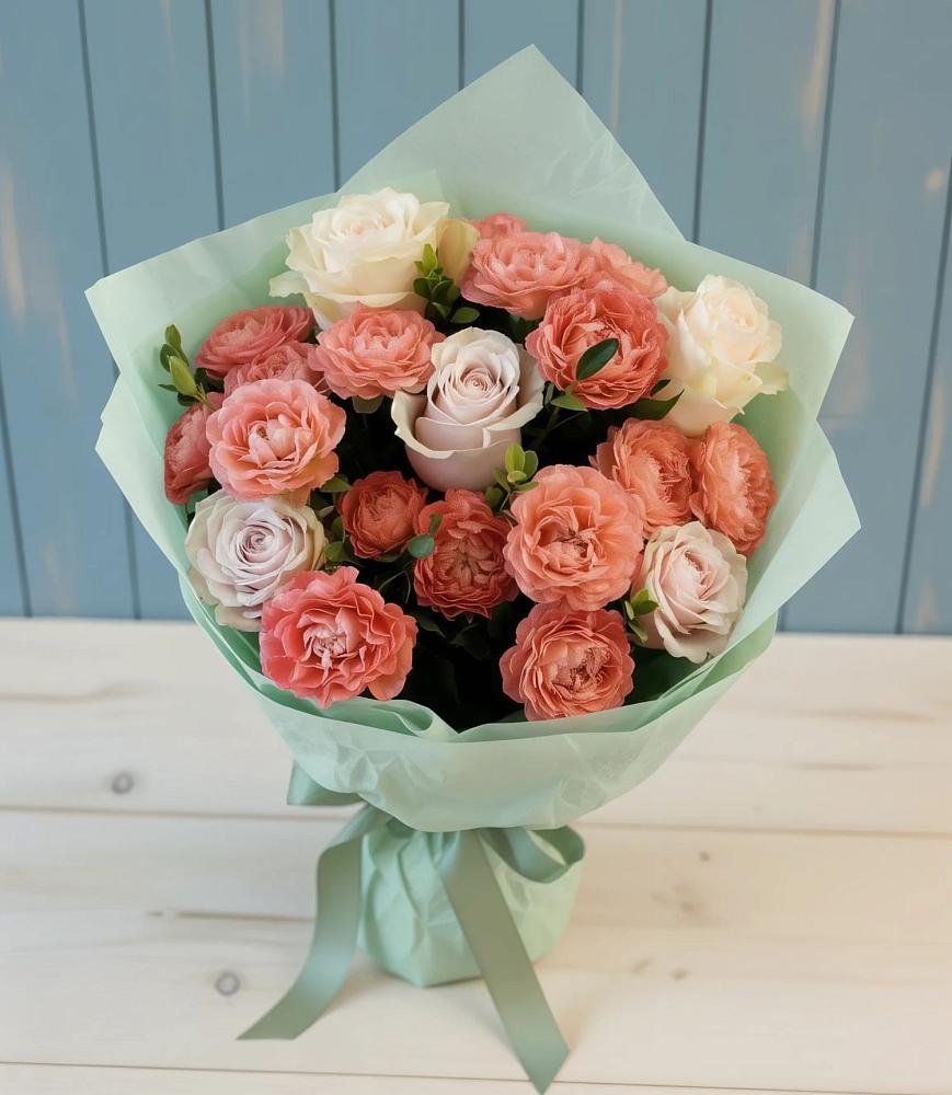 Букет цветов из: Розы в Орево