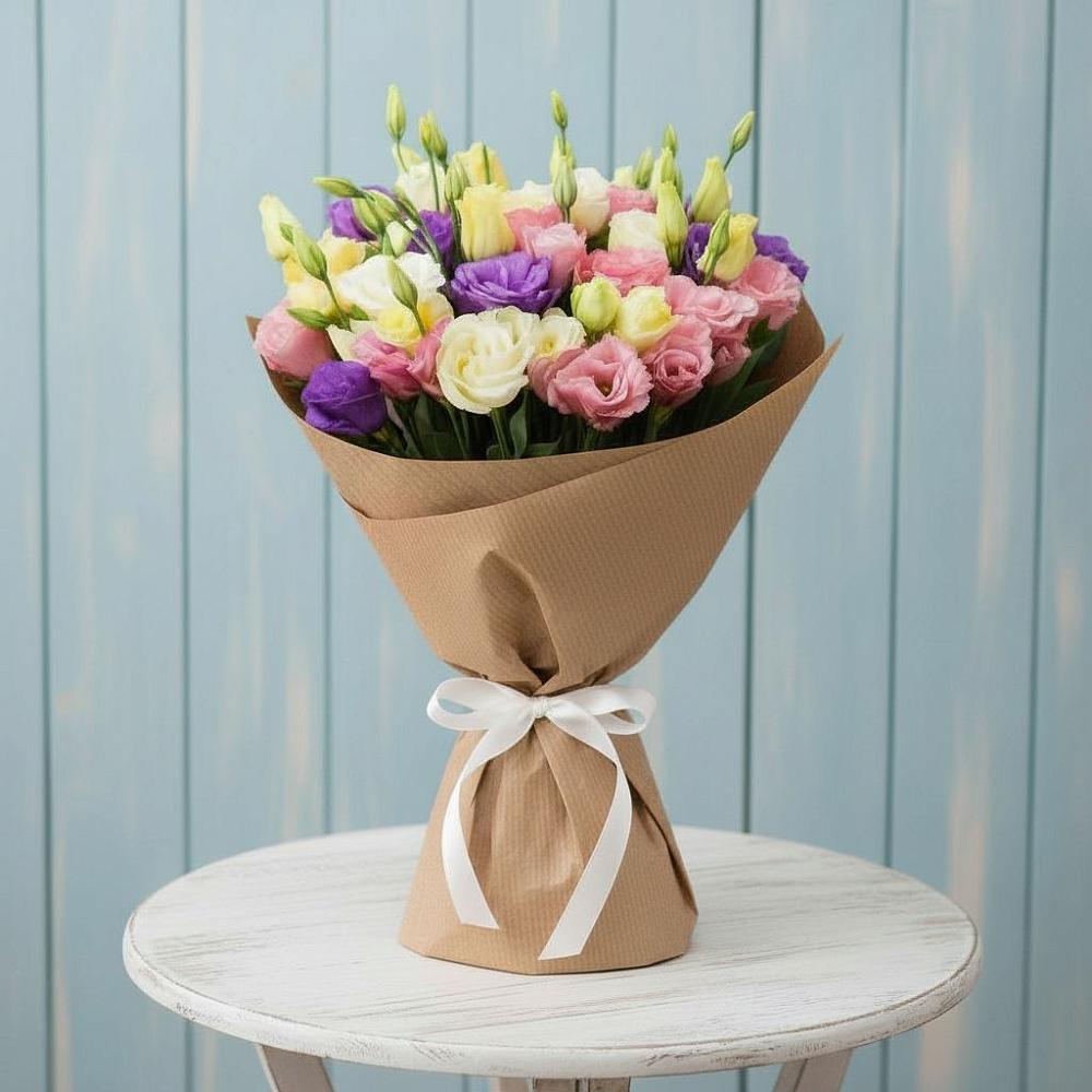 Букет цветов из: Лизиантусы в Орево