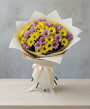 Букет цветов из:  Хризантемы в Орево