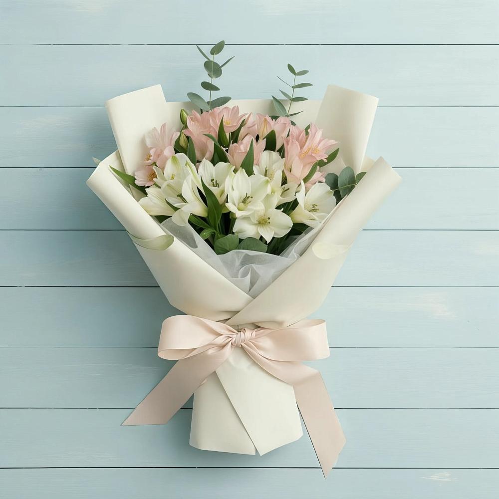 Букет цветов из: Альстромерии в Орево