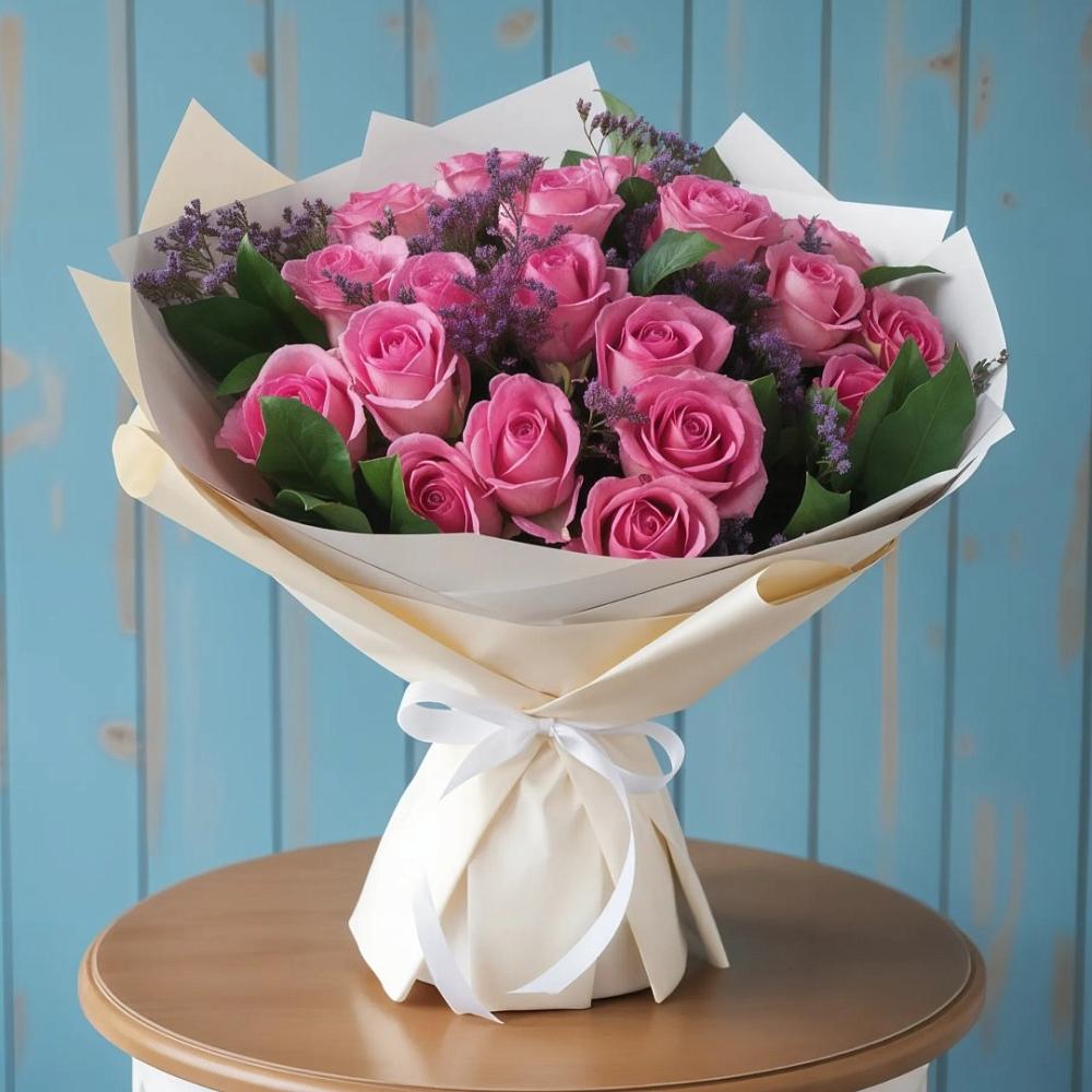 Букет цветов из: Розы в Орево