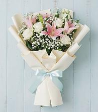 Букет цветов из:  Лилии в Орево