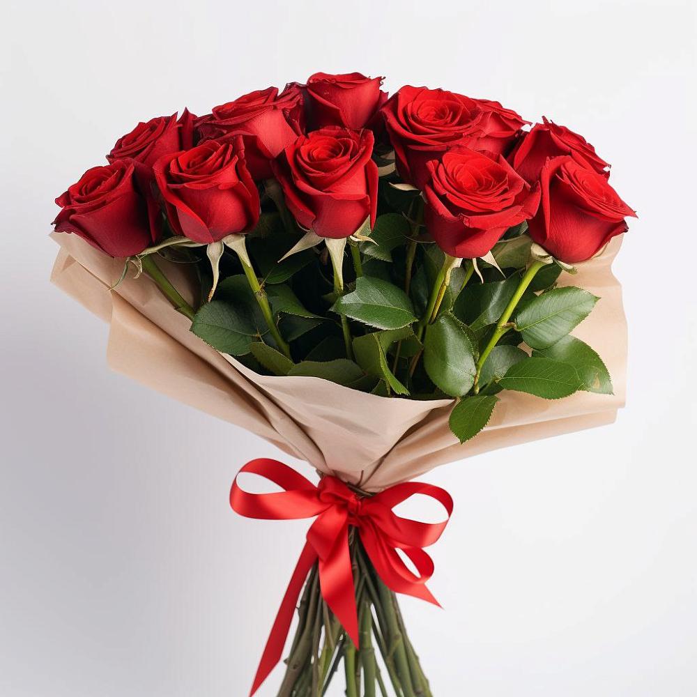 Букет 11 Красных роз Эдлесс Лав в Орево