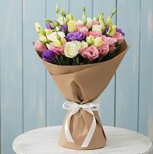 Букет цветов из:  Лизиантусы в Орево